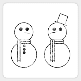 Snowmen Chillin' Magnet